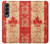 S1603 Drapeau du Canada Vieux Millésime Etui Coque Housse pour Samsung Galaxy Z Fold 4