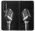 S1672 Rétro Musique Jazz Microphone Etui Coque Housse pour Samsung Galaxy Z Fold 4