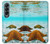 S1679 Étoile de mer plage de la mer Etui Coque Housse pour Samsung Galaxy Z Fold 4
