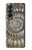 S1788 ammonite Fossile Etui Coque Housse pour Samsung Galaxy Z Fold 4