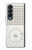 S1857 Rétro transistor radio Etui Coque Housse pour Samsung Galaxy Z Fold 4
