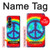 S1870 Tie Dye Paix Etui Coque Housse pour Samsung Galaxy Z Fold 4