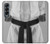 S1931 Noir Ceinture de karaté Etui Coque Housse pour Samsung Galaxy Z Fold 4