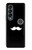 S1946 Sir Mustache Minimalisme Etui Coque Housse pour Samsung Galaxy Z Fold 4