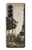 S2174 Tour Eiffel Paris Millésime Etui Coque Housse pour Samsung Galaxy Z Fold 4
