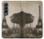 S2174 Tour Eiffel Paris Millésime Etui Coque Housse pour Samsung Galaxy Z Fold 4