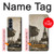 S2174 Tour Eiffel Paris Millésime Etui Coque Housse pour Samsung Galaxy Z Fold 4