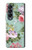 S2178 Peinture Fleur Art Floral Etui Coque Housse pour Samsung Galaxy Z Fold 4