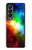 S2312 Arc en ciel coloré espace Galaxie Etui Coque Housse pour Samsung Galaxy Z Fold 4