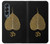 S2331 Feuille d'or bouddhiste Symbole de l'OM Etui Coque Housse pour Samsung Galaxy Z Fold 4