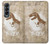 S2372 T-Rex Jurassic Fossile Etui Coque Housse pour Samsung Galaxy Z Fold 4