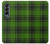 S2373 Motif vert Tartan Etui Coque Housse pour Samsung Galaxy Z Fold 4