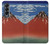 S2390 Katsushika Hokusai Fuji Rouge Etui Coque Housse pour Samsung Galaxy Z Fold 4