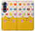 S2442 Chat mignon drôle Dessin animé Etui Coque Housse pour Samsung Galaxy Z Fold 4