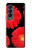 S2478 fleur rouge Daisy Etui Coque Housse pour Samsung Galaxy Z Fold 4