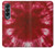 S2480 Tie dye rouge Etui Coque Housse pour Samsung Galaxy Z Fold 4