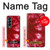 S2480 Tie dye rouge Etui Coque Housse pour Samsung Galaxy Z Fold 4