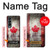 S2490 Canada Feuille d'érable Drapeau Texture Etui Coque Housse pour Samsung Galaxy Z Fold 4