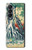 S2491 Hokusai Kirifuri Cascade à Kurokami Etui Coque Housse pour Samsung Galaxy Z Fold 4