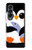 S2631 Mignon Bébé Pingouin Etui Coque Housse pour Samsung Galaxy Z Fold 4
