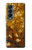 S2663 Fleur jaune Amandier Van Gogh Etui Coque Housse pour Samsung Galaxy Z Fold 4
