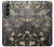 S2664 Noir Fleur Amandier Van Gogh Etui Coque Housse pour Samsung Galaxy Z Fold 4