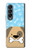 S2669 Mignon os chien pattes Dessin animé Etui Coque Housse pour Samsung Galaxy Z Fold 4