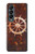 S2766 Roue de bateau Rusty Texture Etui Coque Housse pour Samsung Galaxy Z Fold 4
