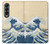 S2790 Hokusai Sous la vague au large de Kanagawa Etui Coque Housse pour Samsung Galaxy Z Fold 4