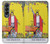 S2806 Carte Tarot Le Magicien Etui Coque Housse pour Samsung Galaxy Z Fold 4