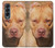 S2903 Chien américain Pitbull Etui Coque Housse pour Samsung Galaxy Z Fold 4