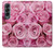 S2943 Rose rose Etui Coque Housse pour Samsung Galaxy Z Fold 4