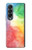 S2945 Aquarelle colorée Etui Coque Housse pour Samsung Galaxy Z Fold 4