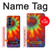 S2985 Coloré Tie Dye Texture Etui Coque Housse pour Samsung Galaxy Z Fold 4