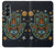 S3175 Hamsa Mosaïques main Etui Coque Housse pour Samsung Galaxy Z Fold 4