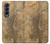 S3230 Carte de Londres millésimé Etui Coque Housse pour Samsung Galaxy Z Fold 4