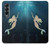 S3250 Sirène Sous-marin Etui Coque Housse pour Samsung Galaxy Z Fold 4