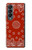 S3355 Motif Bandana Rouge Etui Coque Housse pour Samsung Galaxy Z Fold 4