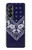 S3357 Marine Bleu Bandana Motif Etui Coque Housse pour Samsung Galaxy Z Fold 4