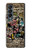 S3394 Graffiti mur Etui Coque Housse pour Samsung Galaxy Z Fold 4