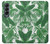S3457 Papier Palm Monstera Etui Coque Housse pour Samsung Galaxy Z Fold 4