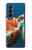 S3497 Vert tortue de mer Etui Coque Housse pour Samsung Galaxy Z Fold 4