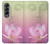 S3511 Fleur de lotus Bouddhisme Etui Coque Housse pour Samsung Galaxy Z Fold 4
