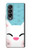 S3542 Chat mignon Dessin animé Etui Coque Housse pour Samsung Galaxy Z Fold 4