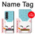 S3542 Chat mignon Dessin animé Etui Coque Housse pour Samsung Galaxy Z Fold 4