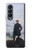 S3789 Wanderer above the Sea of Fog Etui Coque Housse pour Samsung Galaxy Z Fold 4