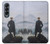 S3789 Wanderer above the Sea of Fog Etui Coque Housse pour Samsung Galaxy Z Fold 4