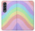 S3810 Vague d'été licorne pastel Etui Coque Housse pour Samsung Galaxy Z Fold 4