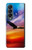 S3841 Pygargue à tête blanche volant dans un ciel coloré Etui Coque Housse pour Samsung Galaxy Z Fold 4