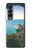 S3865 Europe Plage Duino Italie Etui Coque Housse pour Samsung Galaxy Z Fold 4